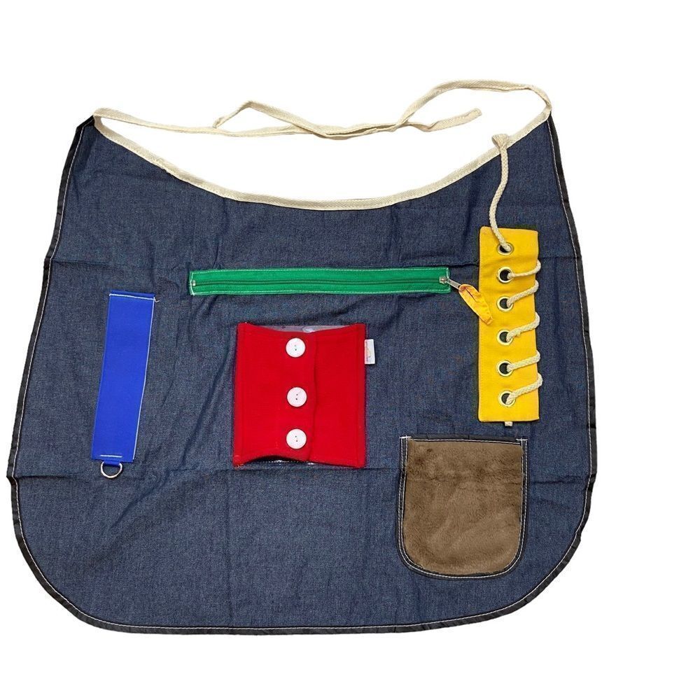 New without Tags Ecovona Adult Special Needs Sensory Therapy Activity Apron